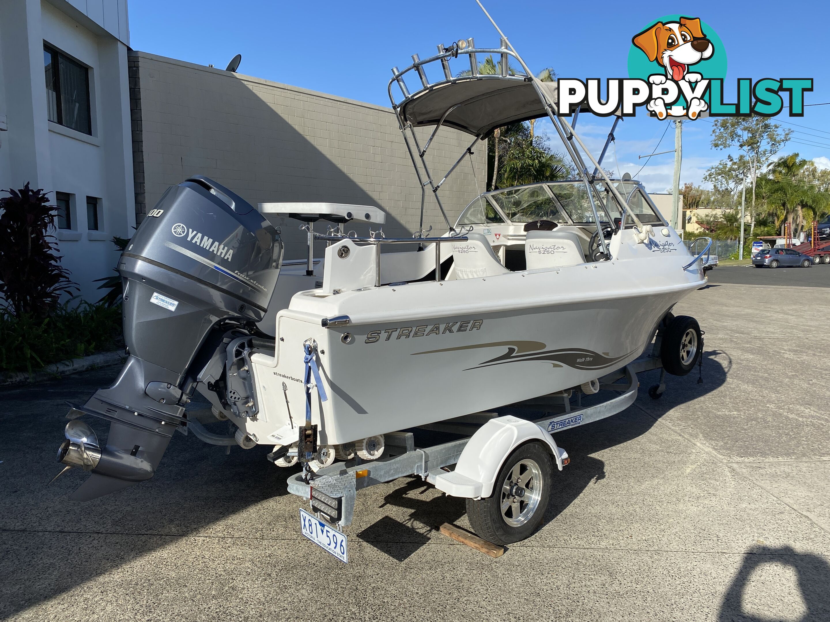 2016 Streaker Navigator 5250 powered by a 100hp Yamaha four stroke