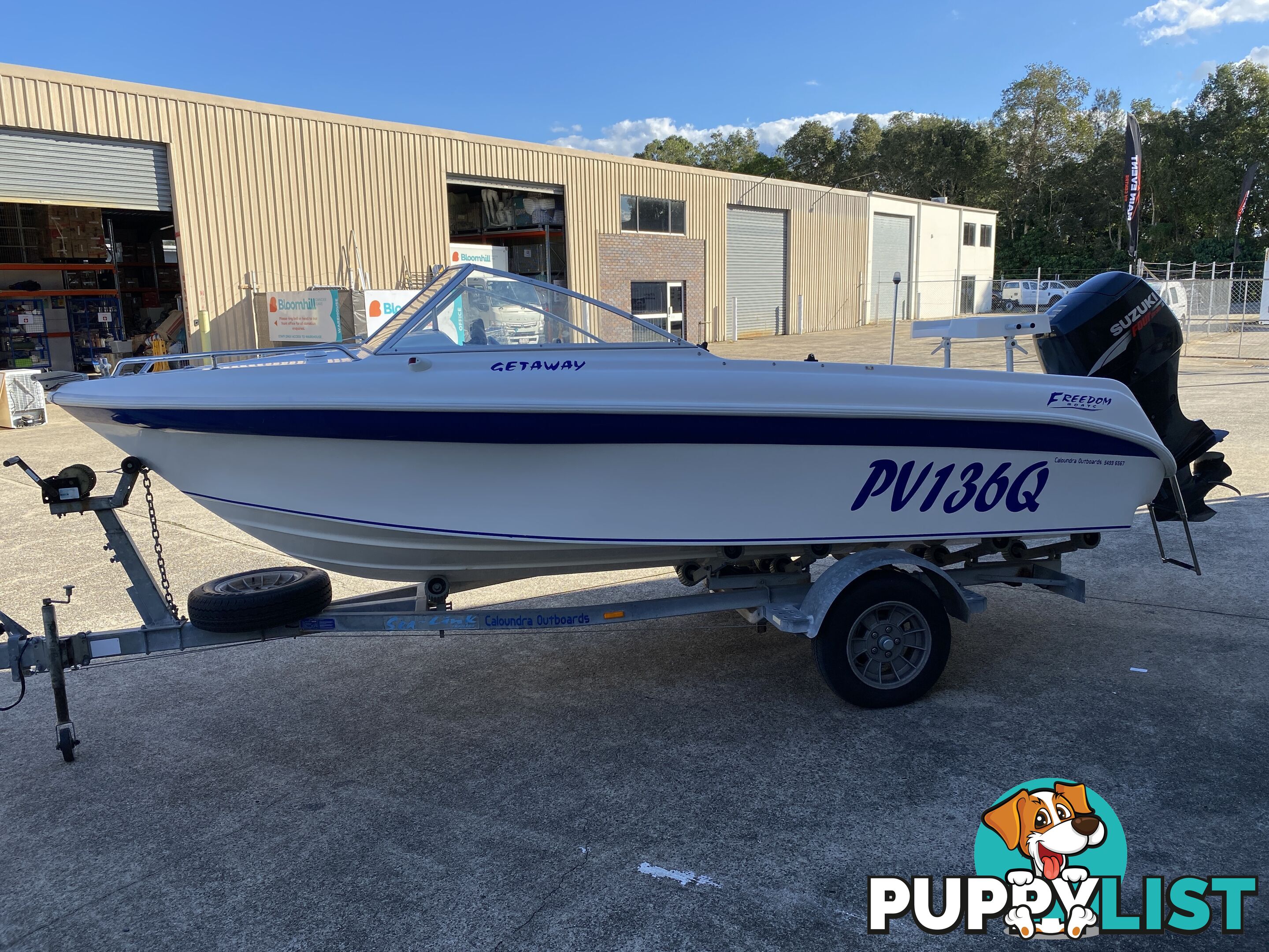 2005 Freedom 4.94 Getaway powered by 70hp Suzuki 