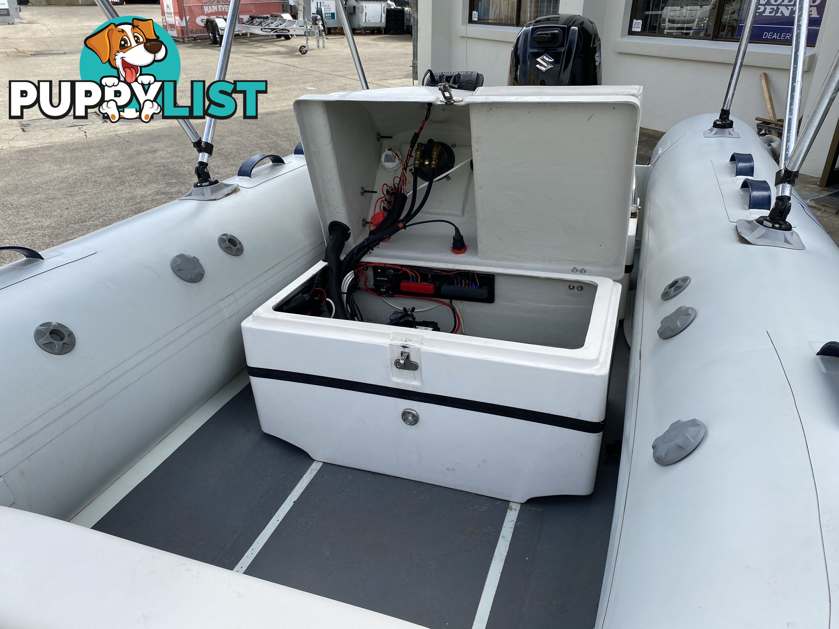 2020 Skip Inflatables Blue water 380 powered buy 30hp Suzuki outboard 