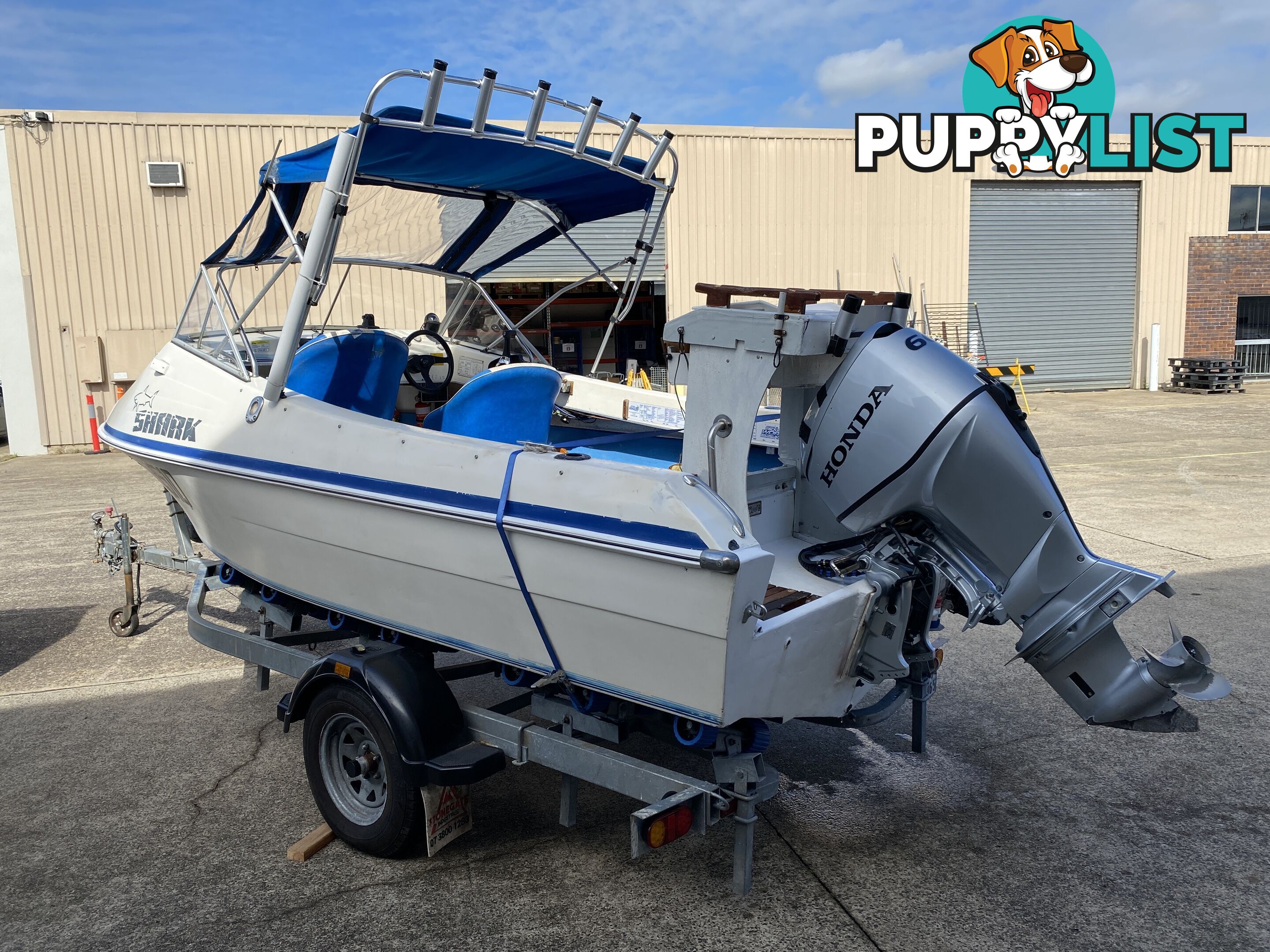 5m Seafarer cuddy cabin powered by 60hp Honda fuel injected four stroke  