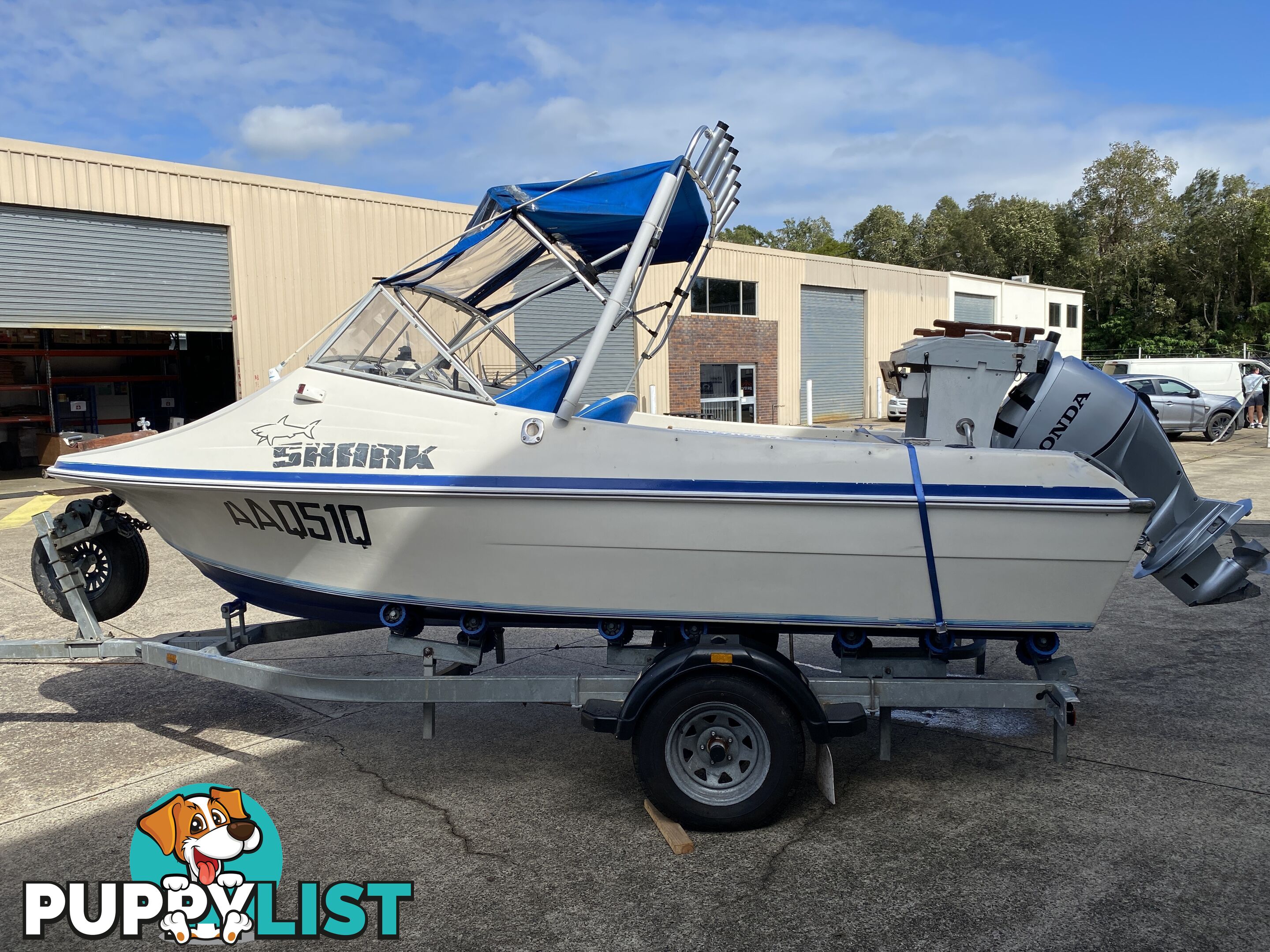 5m Seafarer cuddy cabin powered by 60hp Honda fuel injected four stroke  