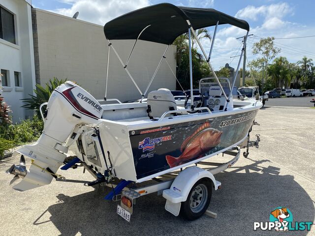 2017 Quintrex 420 Renegade S.C. with 50hp Evinrude on Aluminum Trailer