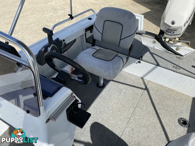 2017 Quintrex 420 Renegade S.C. with 50hp Evinrude on Aluminum Trailer