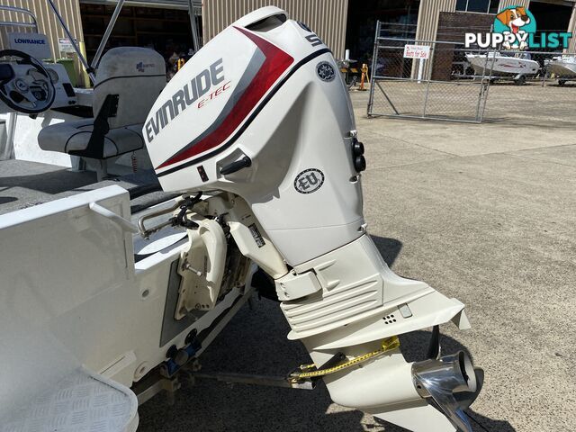 2017 Quintrex 420 Renegade S.C. with 50hp Evinrude on Aluminum Trailer