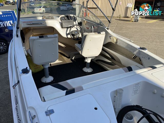 2007 Haines Signature 493f powered by a 70hp Suzuki on Trailer 