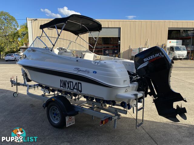 2007 Haines Signature 493f powered by a 70hp Suzuki on Trailer 