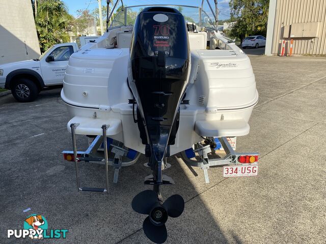 2007 Haines Signature 493f powered by a 70hp Suzuki on Trailer 