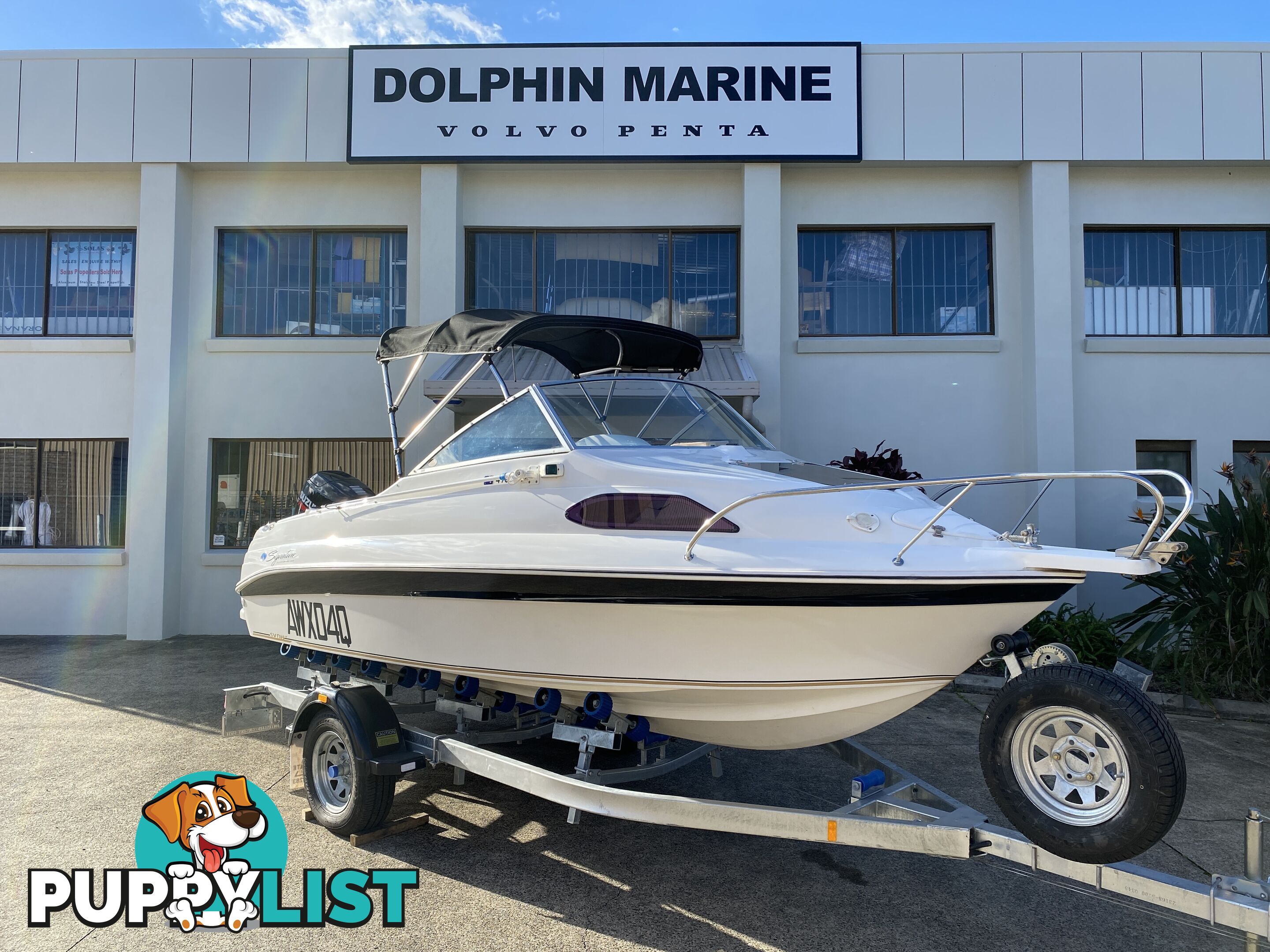 2007 Haines Signature 493f powered by a 70hp Suzuki on Trailer 