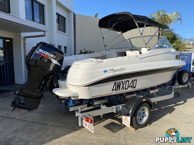 2007 Haines Signature 493f powered by a 70hp Suzuki on Trailer 