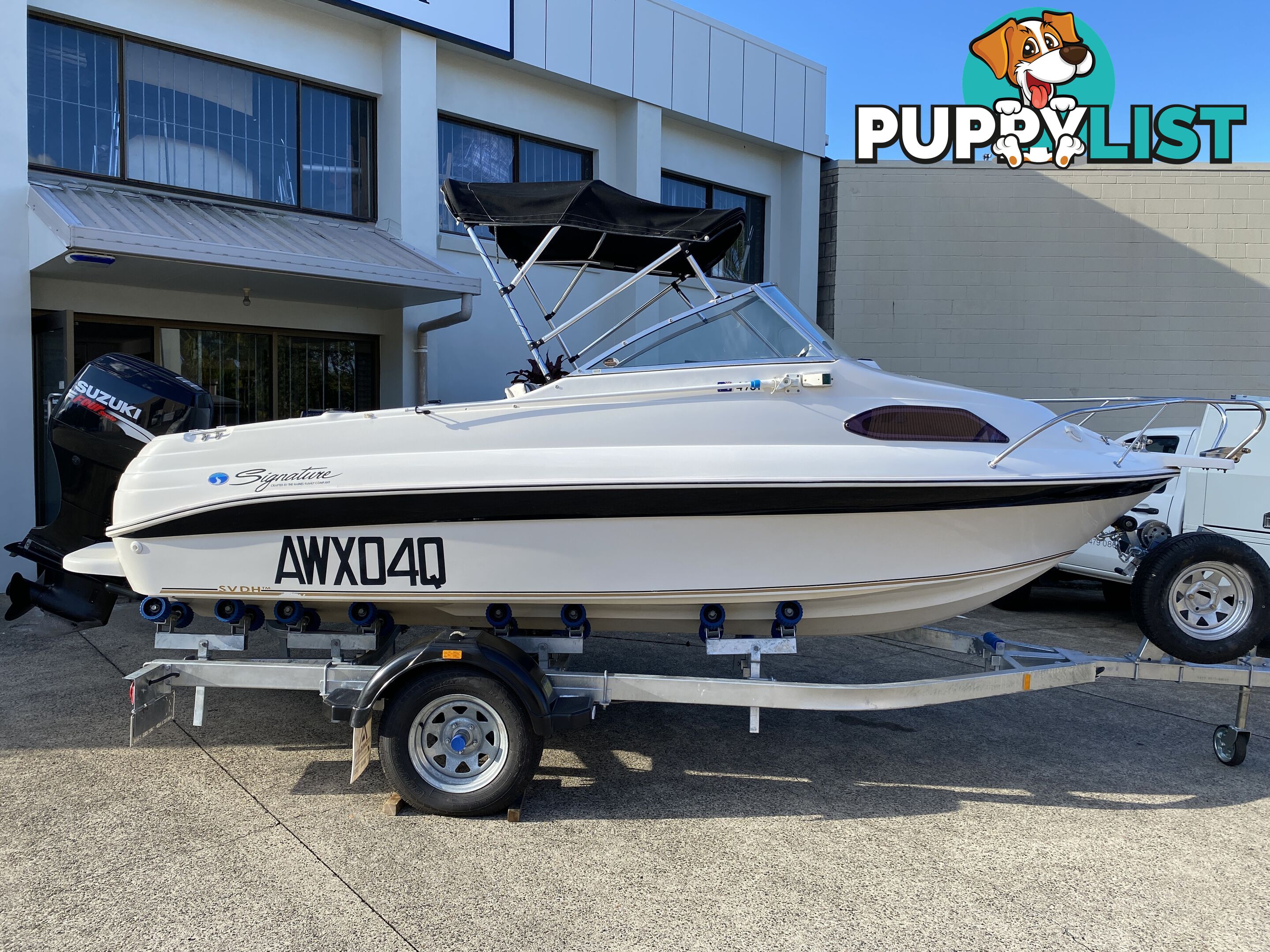 2007 Haines Signature 493f powered by a 70hp Suzuki on Trailer 