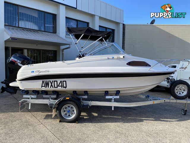 2007 Haines Signature 493f powered by a 70hp Suzuki on Trailer 