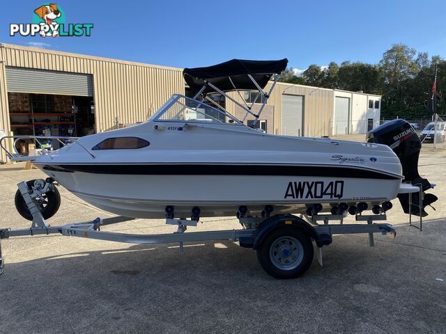 2007 Haines Signature 493f powered by a 70hp Suzuki on Trailer 