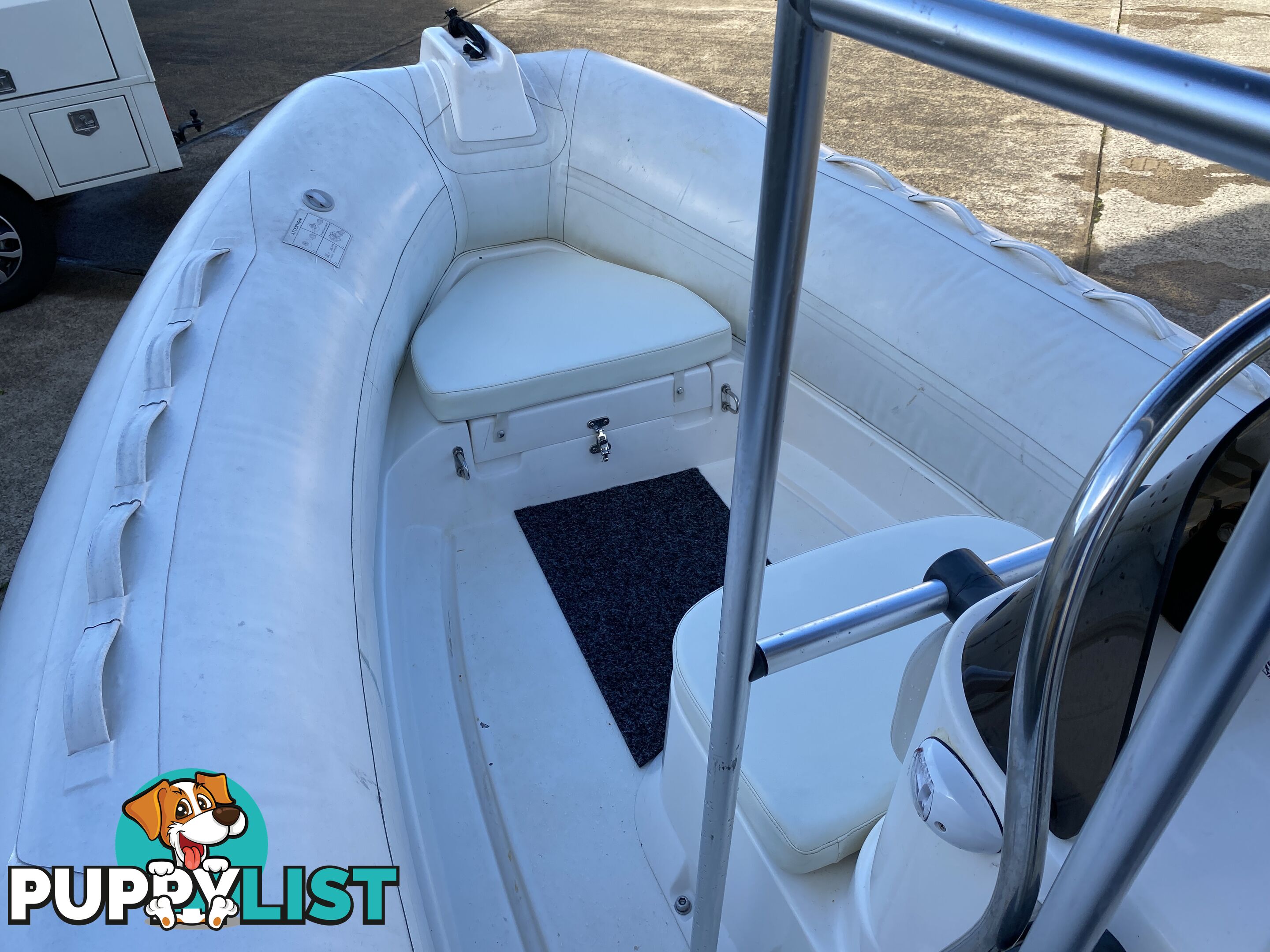 2010 Silver Marine Captain 480b RIB powered by 75hp Mercury on fully Galvanized trailer 