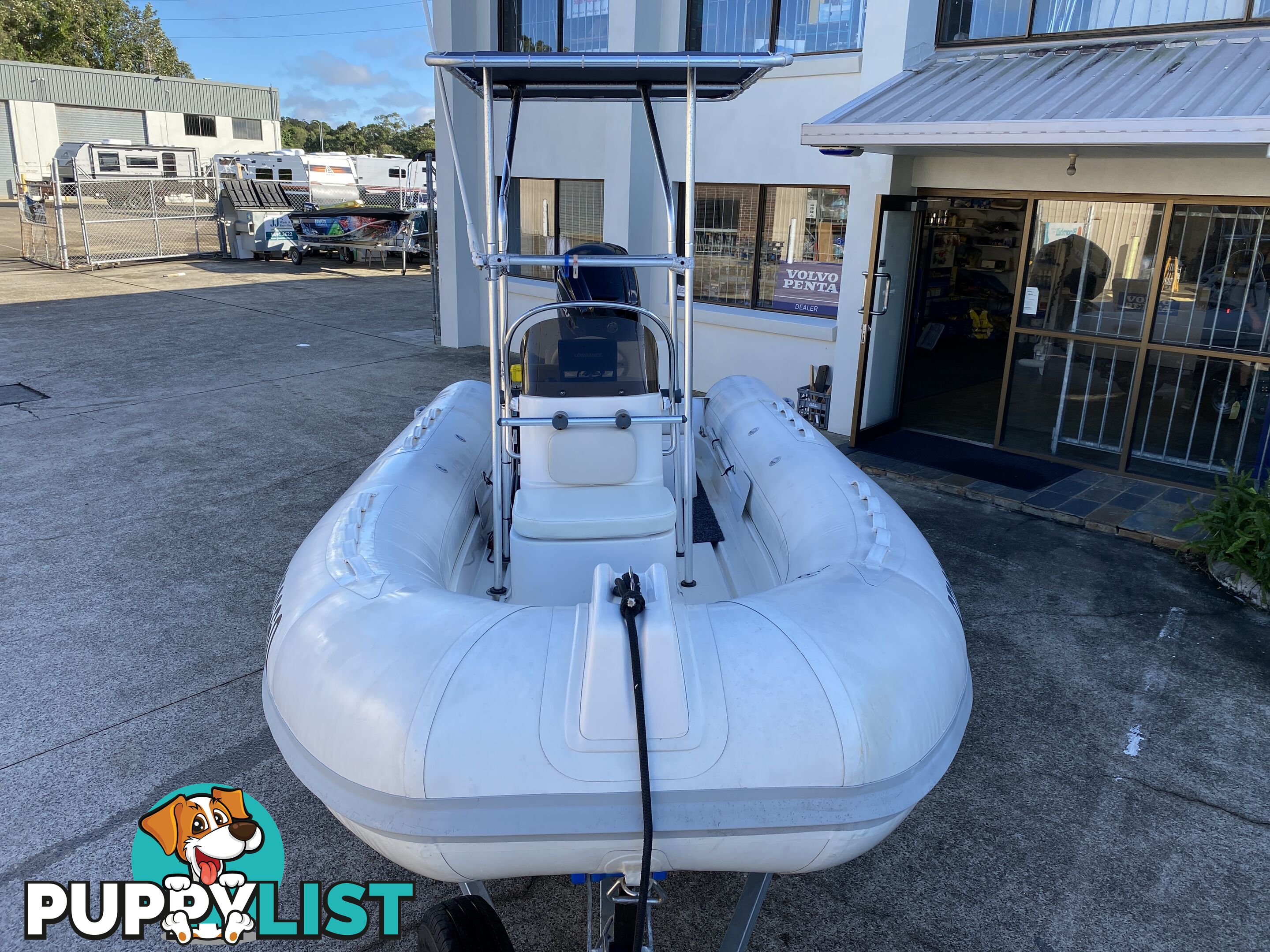 2010 Silver Marine Captain 480b RIB powered by 75hp Mercury on fully Galvanized trailer 