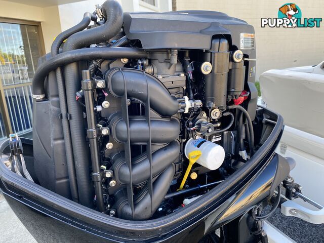 2010 Silver Marine Captain 480b RIB powered by 75hp Mercury on fully Galvanized trailer 