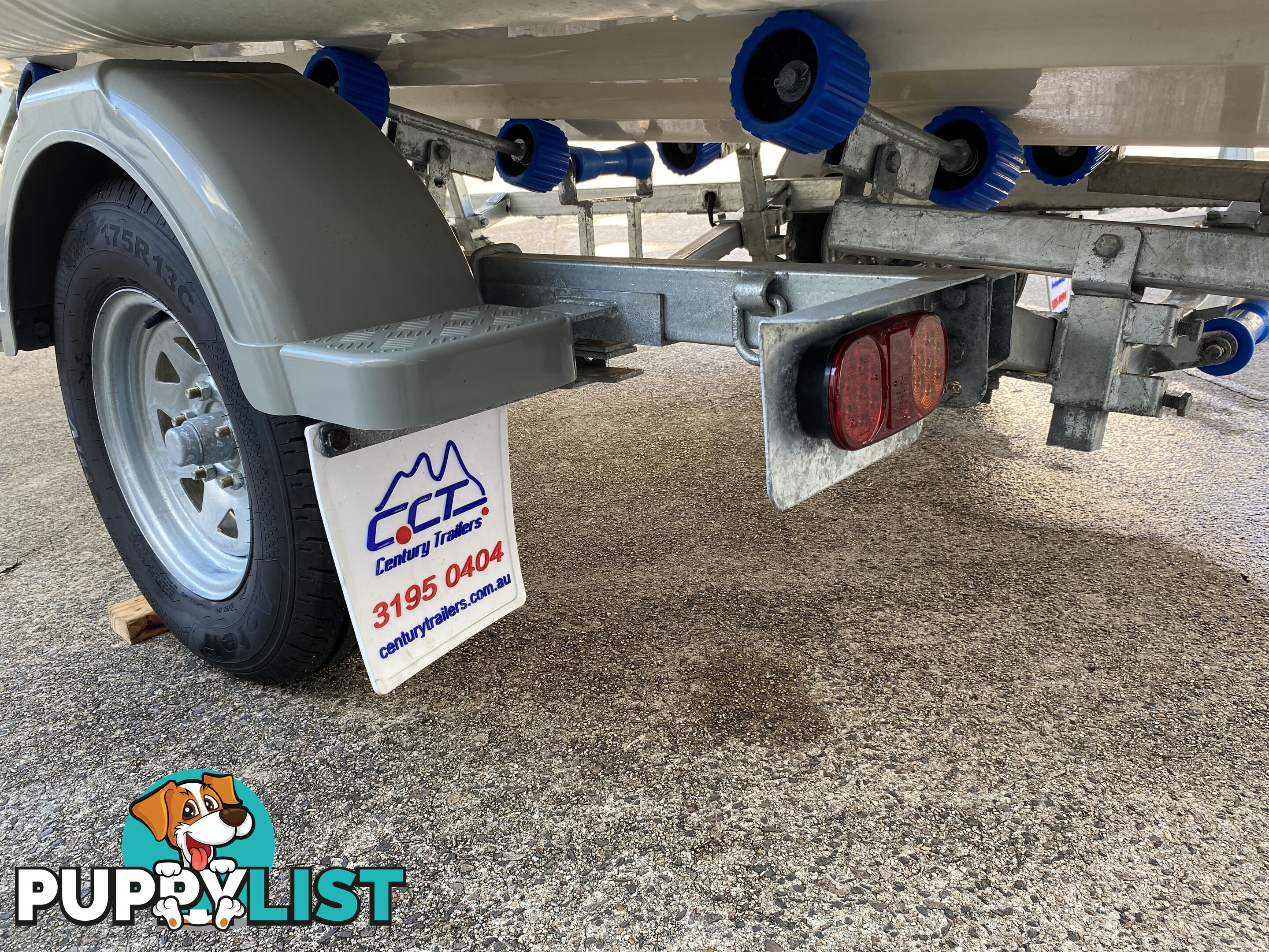 2010 Silver Marine Captain 480b RIB powered by 75hp Mercury on fully Galvanized trailer 