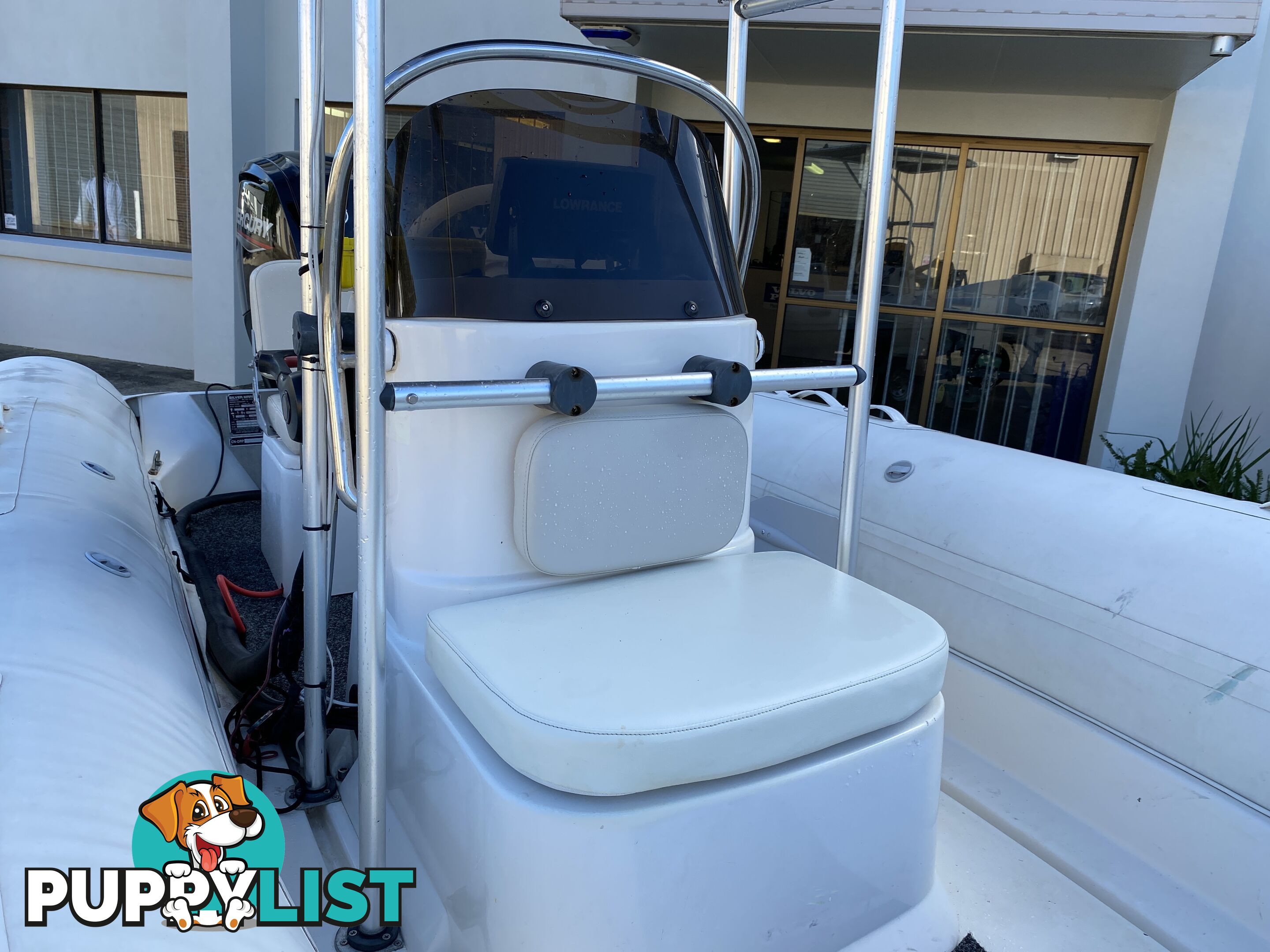 2010 Silver Marine Captain 480b RIB powered by 75hp Mercury on fully Galvanized trailer 