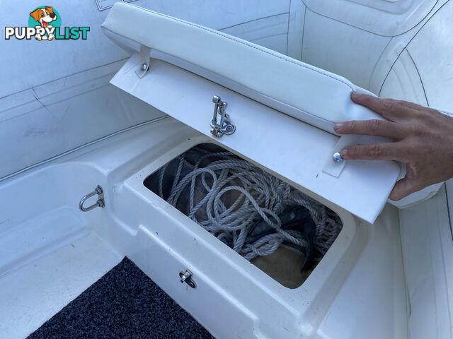 2010 Silver Marine Captain 480b RIB powered by 75hp Mercury on fully Galvanized trailer 