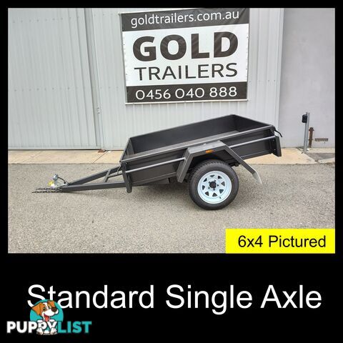 7x5 Single Axle Box Trailer