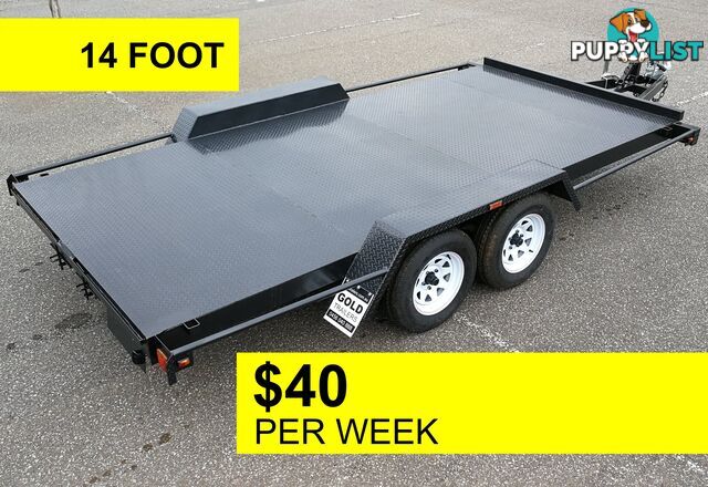 14x66 - Heavy Duty Semi-flat Car Carrier Tandem