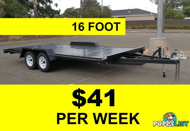 16x6.5 - Heavy Duty Semi-flat Car Carrier Tandem