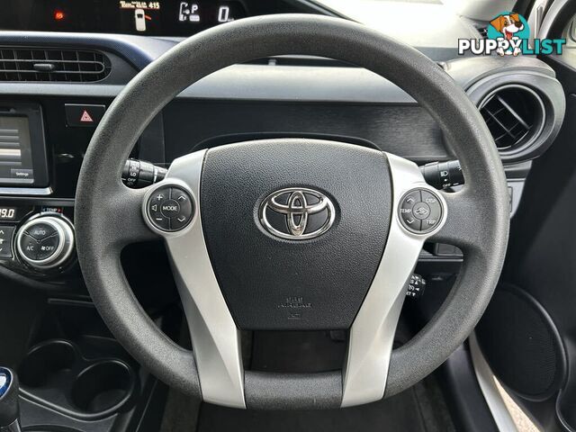 2016 Toyota Prius c NHP10R MY15 Hybrid Hatchback Automatic