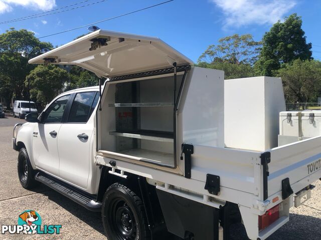 2018 Toyota Hilux GUN126R MY19 UPGRADE SR (4x4) Cab Chassis Tray Back Ute Automatic