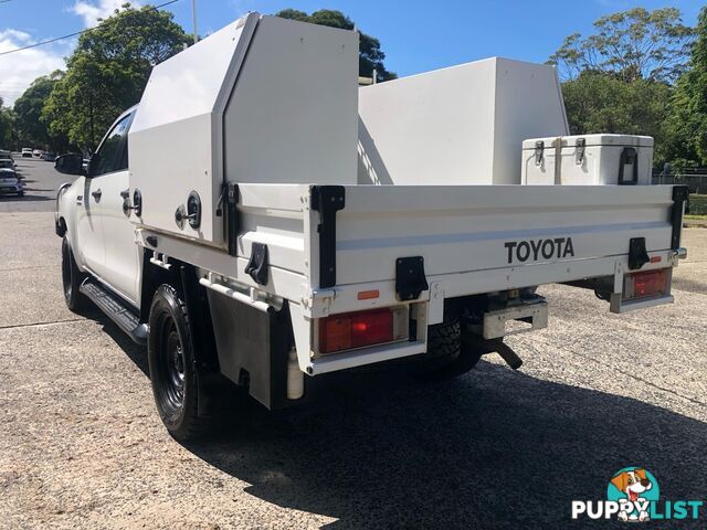 2018 Toyota Hilux GUN126R MY19 UPGRADE SR (4x4) Cab Chassis Tray Back Ute Automatic