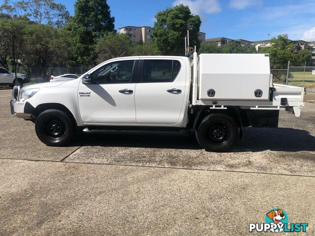 2018 Toyota Hilux GUN126R MY19 UPGRADE SR (4x4) Cab Chassis Tray Back Ute Automatic