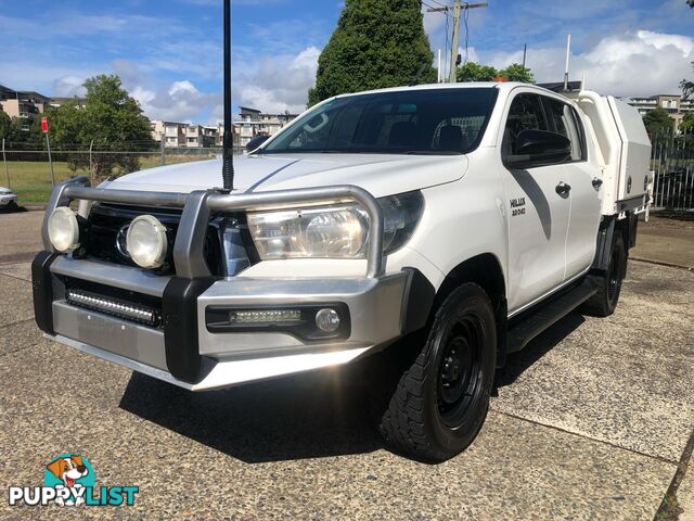 2018 Toyota Hilux GUN126R MY19 UPGRADE SR (4x4) Cab Chassis Tray Back Ute Automatic