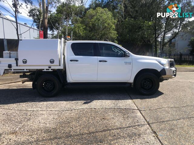 2018 Toyota Hilux GUN126R MY19 UPGRADE SR (4x4) Cab Chassis Tray Back Ute Automatic