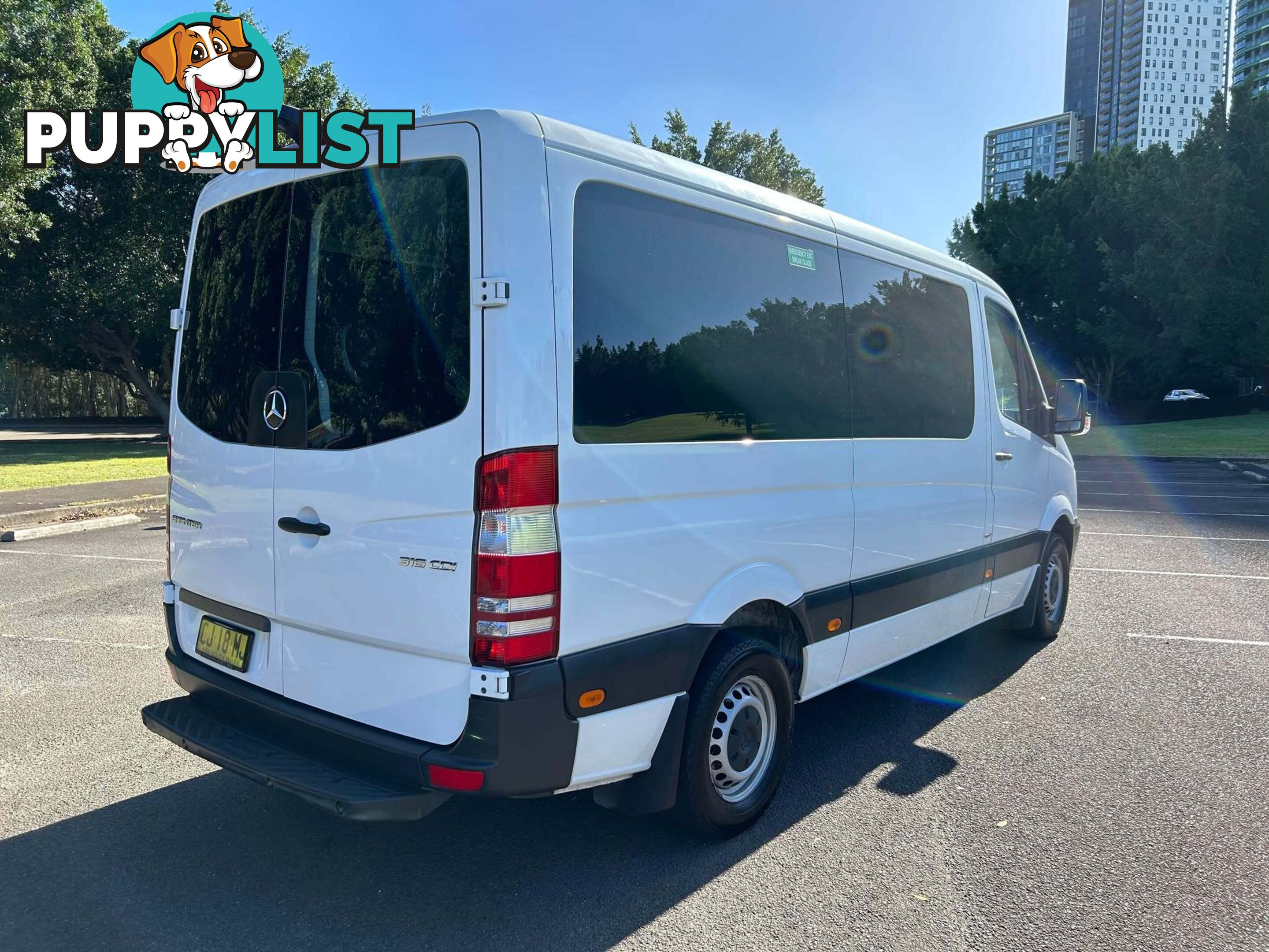 2016 Mercedes-Benz Sprinter 906 MY14 316CDI 12 Seater MWB Bus People Mover Automatic
