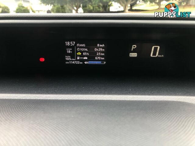 2017 Toyota Prius c NHP10R MY17 Hybrid Hatchback Automatic