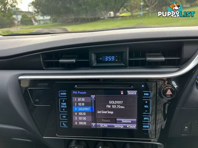 2017 Toyota Corolla ZRE172R MY17 Ascent Sedan Automatic