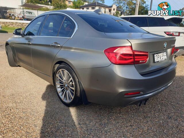 2017 BMW 3 20DLUXURYLINE F30LCIMY18 4D SEDAN