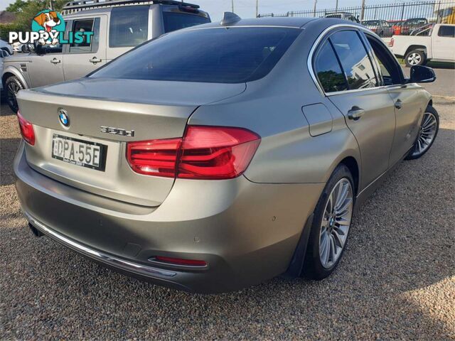 2017 BMW 3 20DLUXURYLINE F30LCIMY18 4D SEDAN