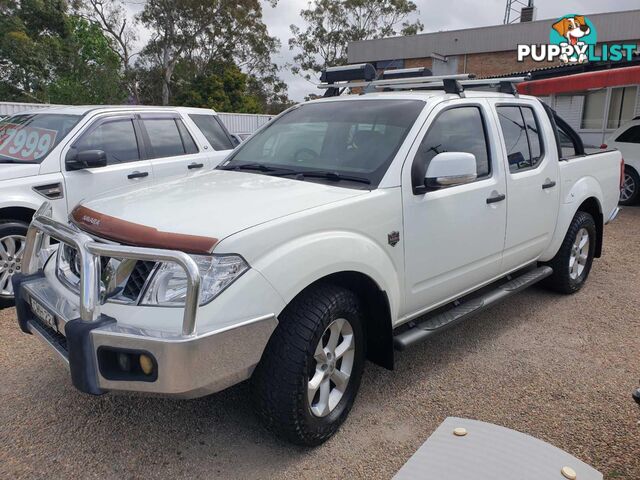 2012 NISSAN NAVARA ST25THANNIVERSARYLE D40MY12 DUAL CAB P/UP