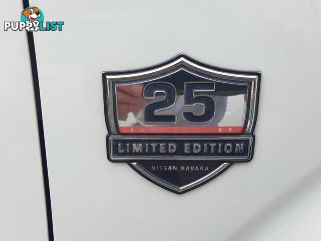 2012 NISSAN NAVARA ST25THANNIVERSARYLE D40MY12 DUAL CAB P/UP