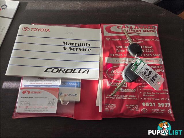 2004 TOYOTA COROLLA LEVINSECA ZZE122R 5D HATCHBACK