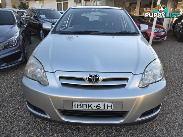 2004 TOYOTA COROLLA LEVINSECA ZZE122R 5D HATCHBACK