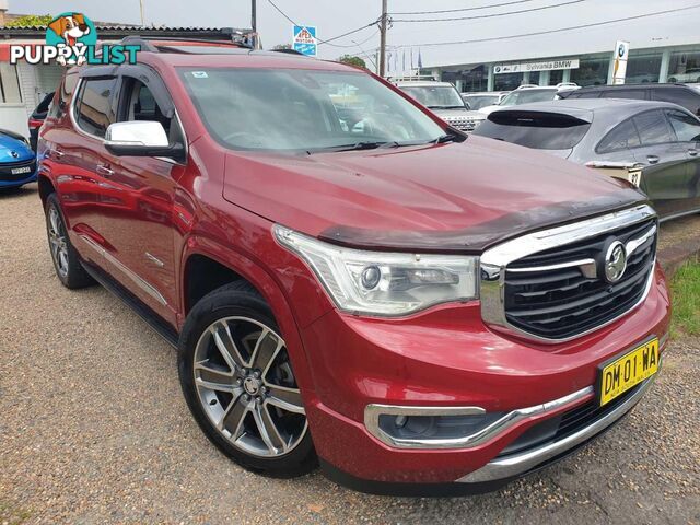 2018 HOLDEN ACADIA LTZ V ACMY19 4D WAGON