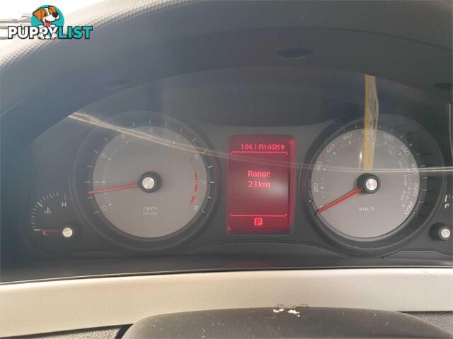 2010 HOLDEN COMMODORE SV6 VEMY10 4D SEDAN