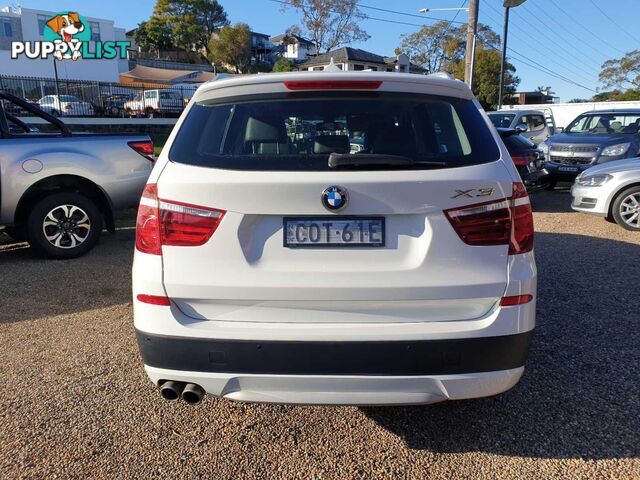 2013 BMW X3 XDRIVE30D F25MY13 4D WAGON