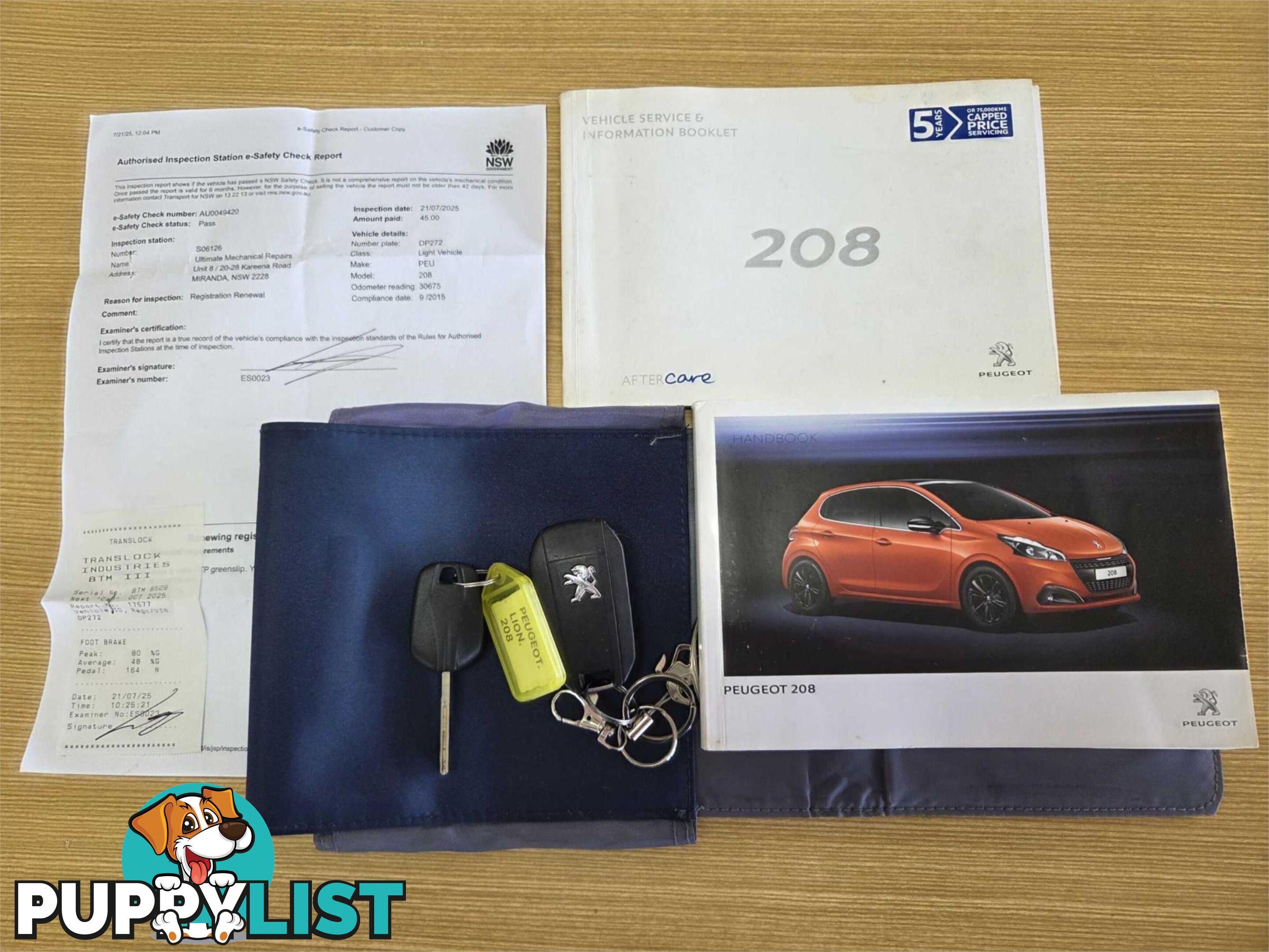 2015 PEUGEOT 208 ACCESS MY16 5D HATCHBACK