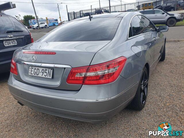 2009 MERCEDES-BENZ E250 CGIAVANTGARDE 207 2D COUPE