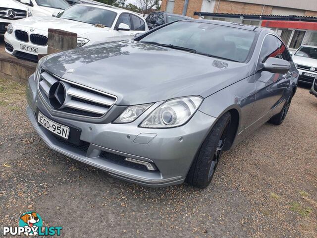 2009 MERCEDES-BENZ E250 CGIAVANTGARDE 207 2D COUPE