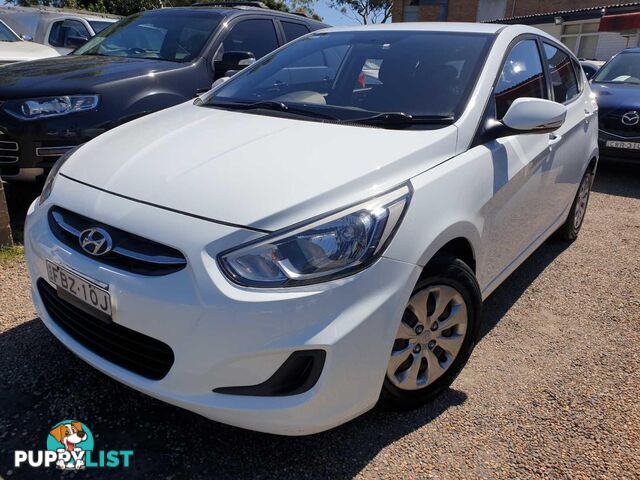 2016 HYUNDAI ACCENT ACTIVE RB4MY16 5D HATCHBACK