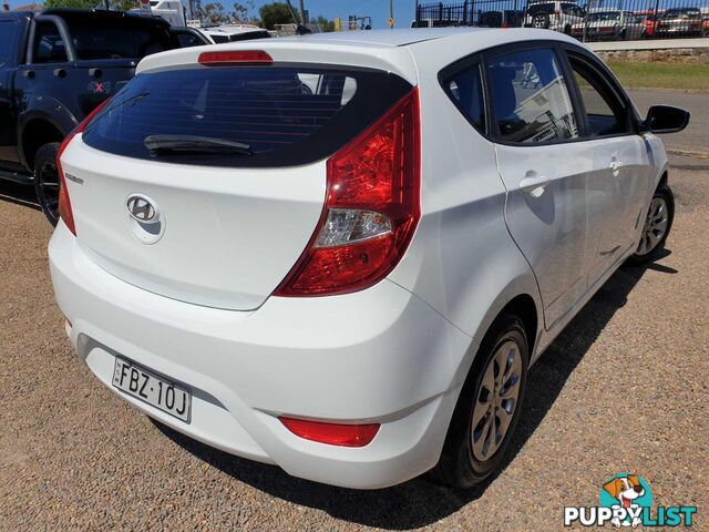 2016 HYUNDAI ACCENT ACTIVE RB4MY16 5D HATCHBACK