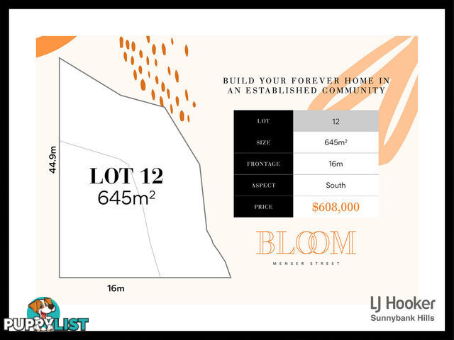 Lot 12/105 Menser Street CALAMVALE QLD 4116