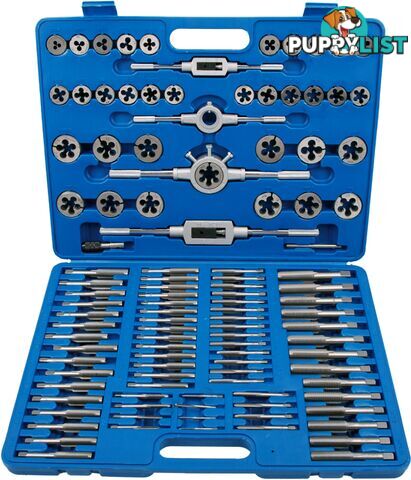 BGS Germany 110-pc Quality Tungsten Steel Metric Thread Tap and Die Set M2-M18